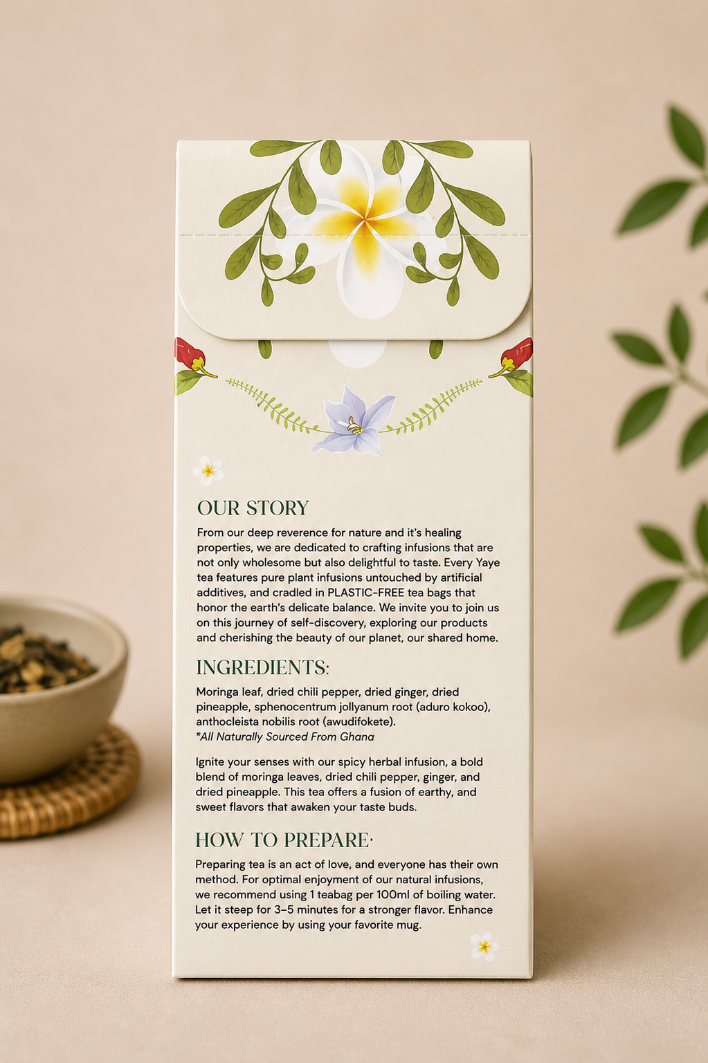 Moringa Sunrise Herbal Infusion
